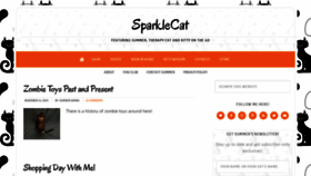 What Sparklecat.com website looked like in 2019 (4 years ago)