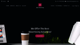What Sparkadvertising.co.in website looked like in 2019 (4 years ago)