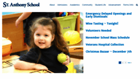 What Stanthonyschool-winsted.org website looked like in 2019 (4 years ago)