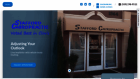 What Stafford-chiropractic.com website looked like in 2019 (4 years ago)