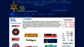 What Salinesheriff.org website looked like in 2019 (4 years ago)
