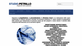 What Studiopetrillo.com website looked like in 2019 (4 years ago)