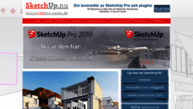 What Sketchup.nu website looked like in 2019 (5 years ago)