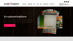 What Scrapbookingstore.com website looked like in 2019 (4 years ago)