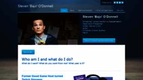 What Stevenodonnell.com website looked like in 2019 (4 years ago)