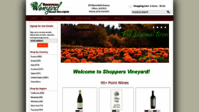 What Shoppersvineyard.com website looked like in 2019 (4 years ago)
