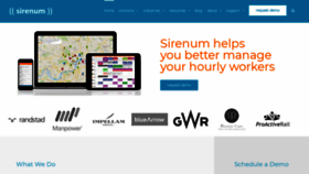 What Sirenum.com website looked like in 2019 (4 years ago)