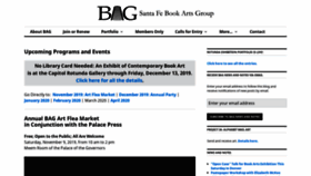 What Santafebag.org website looked like in 2019 (4 years ago)