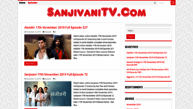 What Sanjivanitv.com website looked like in 2019 (4 years ago)