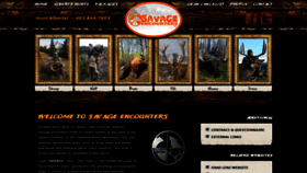 What Savageencounters.com website looked like in 2019 (4 years ago)