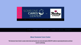 What Someonecarescenter.org website looked like in 2019 (4 years ago)