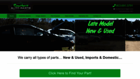 What Southernautoparts.net website looked like in 2019 (4 years ago)