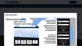 What Sime.educaciontuc.gov.ar website looked like in 2019 (4 years ago)