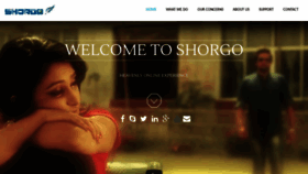 What Shorgo.com website looked like in 2019 (4 years ago)