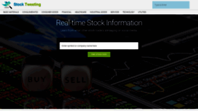 What Stocktweeting.com website looked like in 2019 (4 years ago)