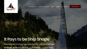 What Shipshaperesources.com website looked like in 2019 (4 years ago)
