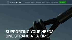 What Strandcore.com website looked like in 2019 (4 years ago)