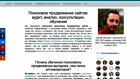 What Seotuition.ru website looked like in 2019 (4 years ago)