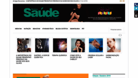 What Saudeebelezamais.com.br website looked like in 2019 (4 years ago)