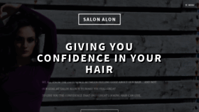 What Salonalon.com website looked like in 2019 (4 years ago)