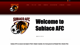 What Subiacosoccer.asn.au website looked like in 2019 (4 years ago)