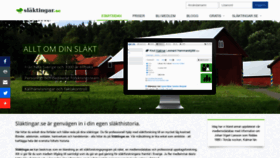 What Slaktingar.se website looked like in 2019 (4 years ago)