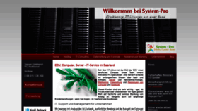What System-pro.de website looked like in 2019 (4 years ago)