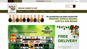 What Spiceboxorganics.com website looked like in 2019 (4 years ago)