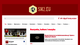 What Sn2.eu website looked like in 2019 (4 years ago)