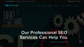 What Seoservicesland.com website looked like in 2019 (4 years ago)