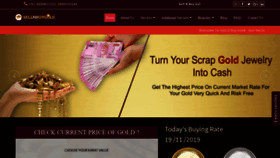 What Sellnbuygold.com website looked like in 2019 (4 years ago)