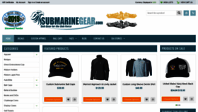 What Submarinegear.com website looked like in 2019 (4 years ago)