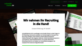 What Schnellestelle.de website looked like in 2019 (4 years ago)