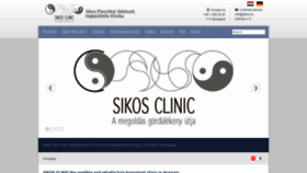 What Sikos.hu website looked like in 2019 (4 years ago)