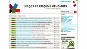 What Stagesemplois2607.fr website looked like in 2019 (4 years ago)