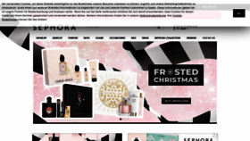 What Sephora.de website looked like in 2019 (4 years ago)