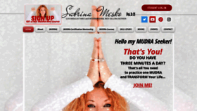 What Sabrinamesko.com website looked like in 2019 (4 years ago)