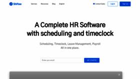 What Shiftee.io website looked like in 2019 (6 years ago)