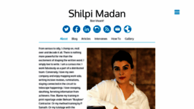 What Shilpimadan.com website looked like in 2019 (4 years ago)