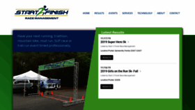 What Start2finishracemanagement.com website looked like in 2019 (4 years ago)