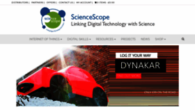 What Sciencescope.uk website looked like in 2019 (4 years ago)