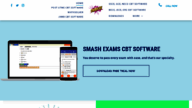 What Smashexams.com website looked like in 2019 (4 years ago)