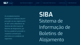 What Siba.sef.pt website looked like in 2019 (4 years ago)
