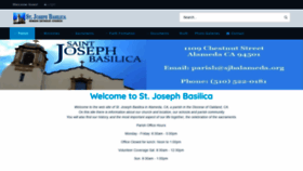 What Sjbalameda.org website looked like in 2019 (4 years ago)