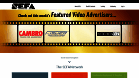 What Sefa.com website looked like in 2019 (4 years ago)