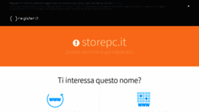 What Storepc.it website looked like in 2019 (4 years ago)