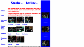 What Stroke-hotline.com website looked like in 2019 (4 years ago)