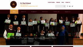 What Stpaulschool.us website looked like in 2019 (4 years ago)