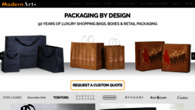 What Shoppingbags.com website looked like in 2019 (4 years ago)