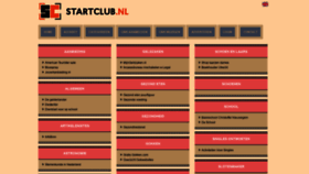 What Startclub.nl website looked like in 2019 (4 years ago)